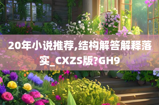 20年小说推荐,结构解答解释落实_CXZS版?GH9