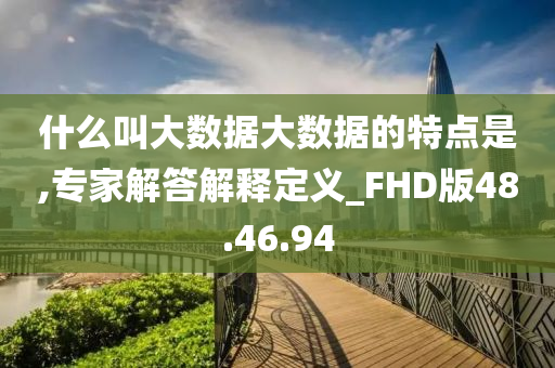 什么叫大数据大数据的特点是,专家解答解释定义_FHD版48.46.94