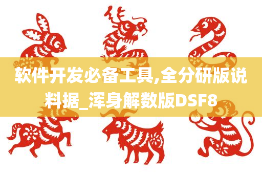 软件开发必备工具,全分研版说料据_浑身解数版DSF8