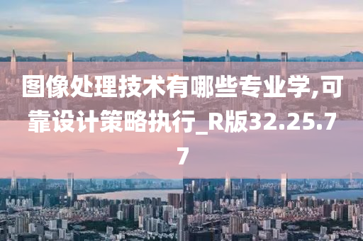 图像处理技术有哪些专业学,可靠设计策略执行_R版32.25.77