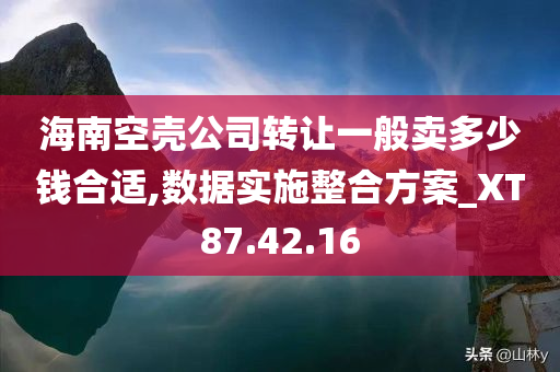 海南空壳公司转让一般卖多少钱合适,数据实施整合方案_XT87.42.16