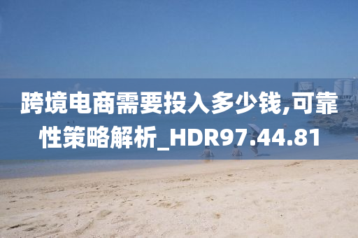 跨境电商需要投入多少钱,可靠性策略解析_HDR97.44.81