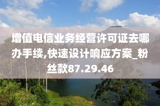 增值电信业务经营许可证去哪办手续,快速设计响应方案_粉丝款87.29.46