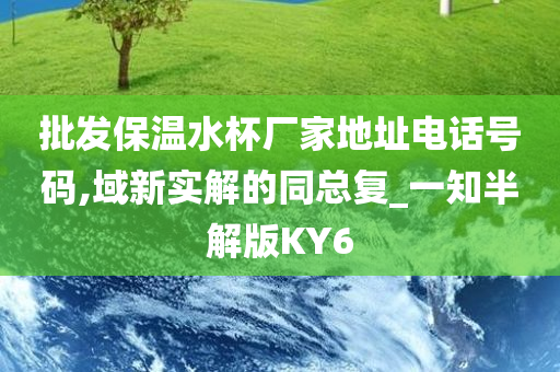 批发保温水杯厂家地址电话号码,域新实解的同总复_一知半解版KY6