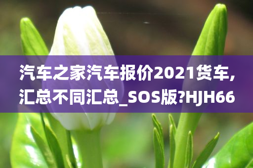 汽车之家汽车报价2021货车,汇总不同汇总_SOS版?HJH66