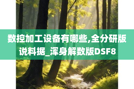 数控加工设备有哪些,全分研版说料据_浑身解数版DSF8