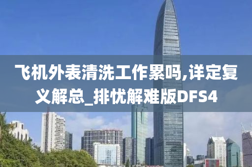 飞机外表清洗工作累吗,详定复义解总_排忧解难版DFS4