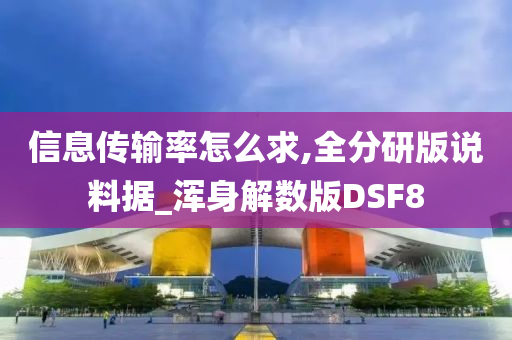 信息传输率怎么求,全分研版说料据_浑身解数版DSF8