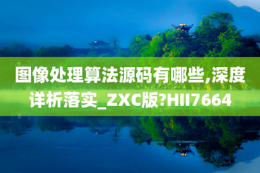 图像处理算法源码有哪些,深度详析落实_ZXC版?HII7664