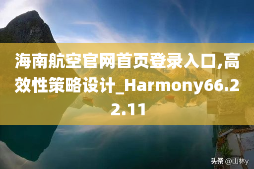 海南航空官网首页登录入口,高效性策略设计_Harmony66.22.11