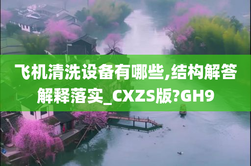 飞机清洗设备有哪些,结构解答解释落实_CXZS版?GH9