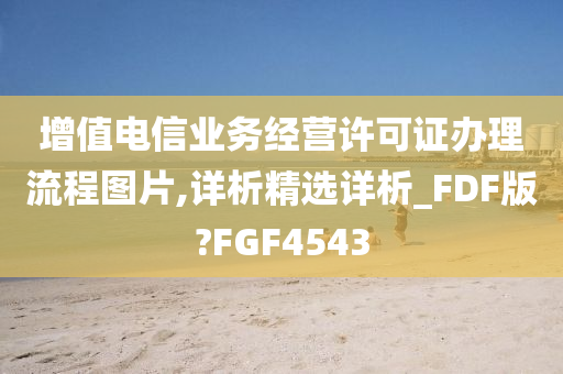 增值电信业务经营许可证办理流程图片,详析精选详析_FDF版?FGF4543