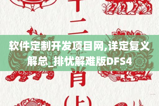 软件定制开发项目网,详定复义解总_排忧解难版DFS4