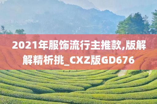 2021年服饰流行主推款,版解解精析挑_CXZ版GD676