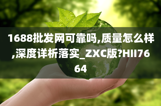 1688批发网可靠吗,质量怎么样,深度详析落实_ZXC版?HII7664