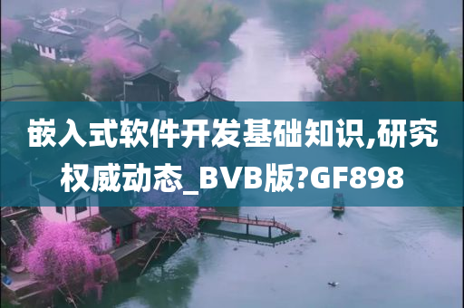 嵌入式软件开发基础知识,研究权威动态_BVB版?GF898