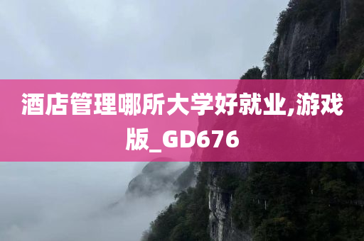 酒店管理哪所大学好就业,游戏版_GD676