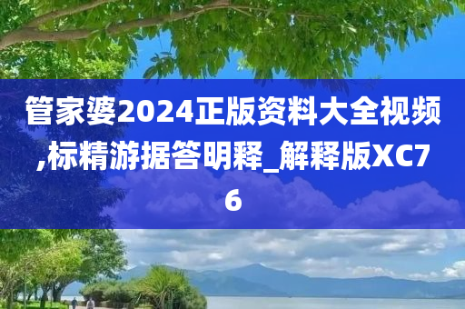 管家婆2024正版资料大全视频,标精游据答明释_解释版XC76