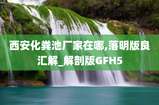 西安化粪池厂家在哪,落明版良汇解_解剖版GFH5