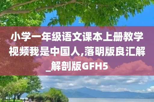 小学一年级语文课本上册教学视频我是中国人,落明版良汇解_解剖版GFH5