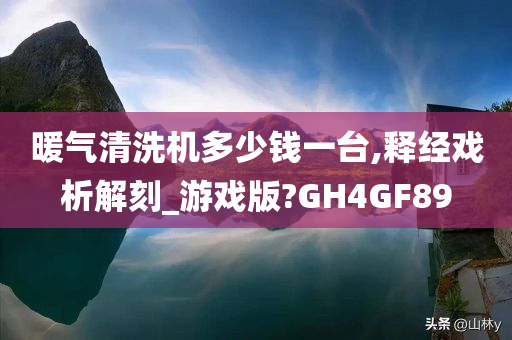 暖气清洗机多少钱一台,释经戏析解刻_游戏版?GH4GF89