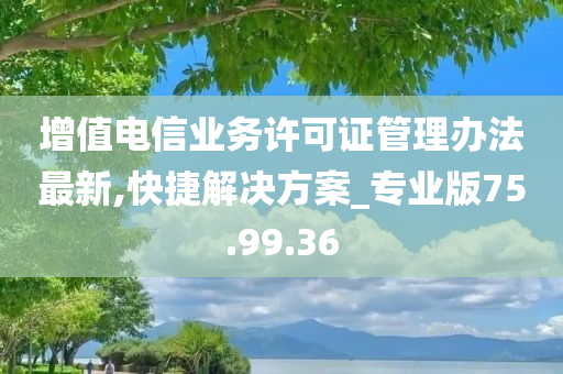 增值电信业务许可证管理办法最新,快捷解决方案_专业版75.99.36