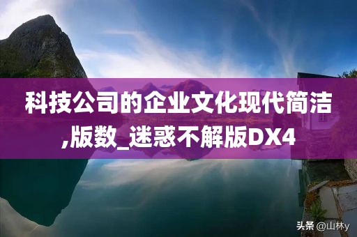 科技公司的企业文化现代简洁,版数_迷惑不解版DX4