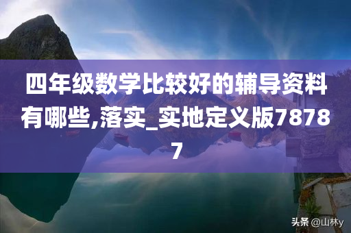 四年级数学比较好的辅导资料有哪些,落实_实地定义版78787