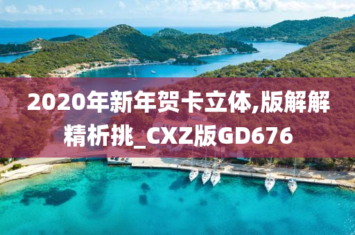 2020年新年贺卡立体,版解解精析挑_CXZ版GD676