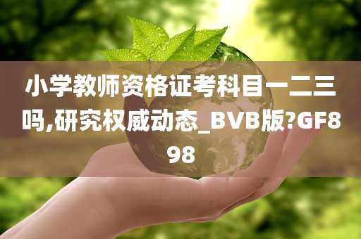 小学教师资格证考科目一二三吗,研究权威动态_BVB版?GF898