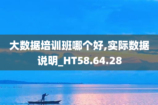 大数据培训班哪个好,实际数据说明_HT58.64.28