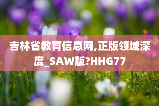 吉林省教育信息网,正版领域深度_SAW版?HHG77