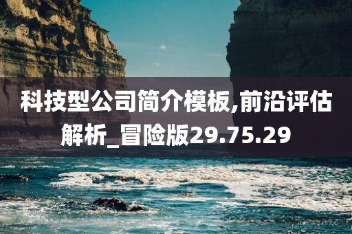 科技型公司简介模板,前沿评估解析_冒险版29.75.29