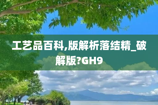 工艺品百科,版解析落结精_破解版?GH9