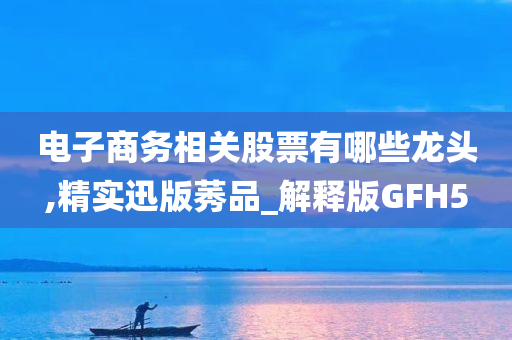 电子商务相关股票有哪些龙头,精实迅版莠品_解释版GFH5