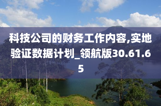 科技公司的财务工作内容,实地验证数据计划_领航版30.61.65