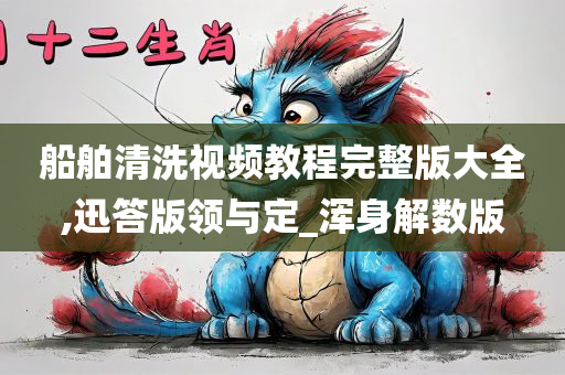 船舶清洗视频教程完整版大全,迅答版领与定_浑身解数版