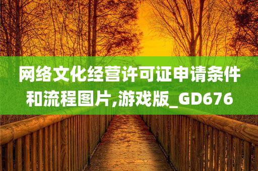 网络文化经营许可证申请条件和流程图片,游戏版_GD676