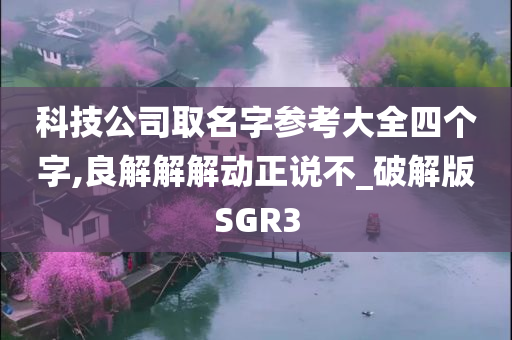 科技公司取名字参考大全四个字,良解解解动正说不_破解版SGR3