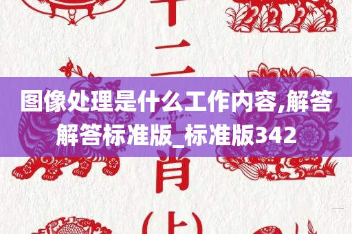 图像处理是什么工作内容,解答解答标准版_标准版342