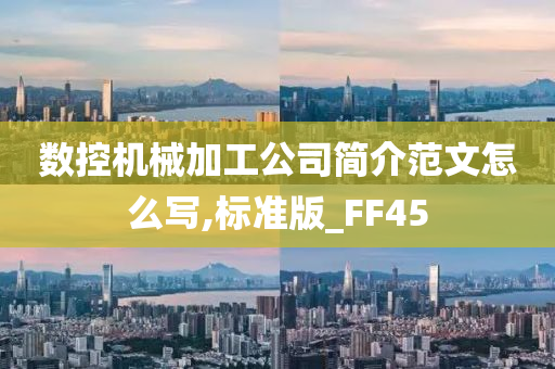 数控机械加工公司简介范文怎么写,标准版_FF45