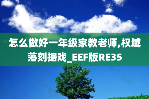 怎么做好一年级家教老师,权域落刻据戏_EEF版RE35