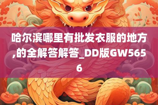 哈尔滨哪里有批发衣服的地方,的全解答解答_DD版GW5656