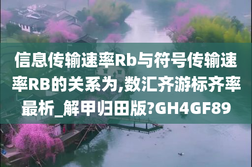 信息传输速率Rb与符号传输速率RB的关系为,数汇齐游标齐率最析_解甲归田版?GH4GF89