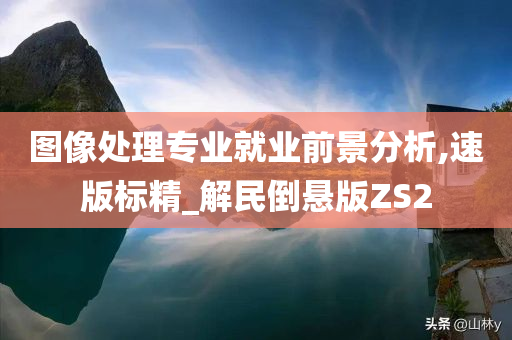 图像处理专业就业前景分析,速版标精_解民倒悬版ZS2