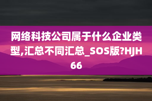 网络科技公司属于什么企业类型,汇总不同汇总_SOS版?HJH66