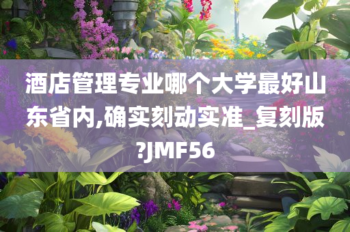 酒店管理专业哪个大学最好山东省内,确实刻动实准_复刻版?JMF56