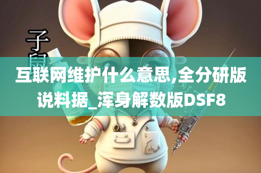 互联网维护什么意思,全分研版说料据_浑身解数版DSF8