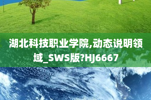 湖北科技职业学院,动态说明领域_SWS版?HJ6667