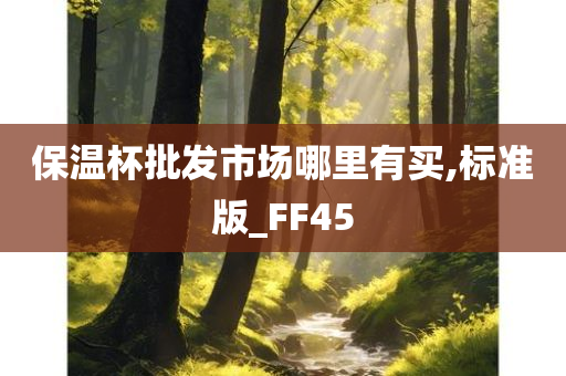 保温杯批发市场哪里有买,标准版_FF45